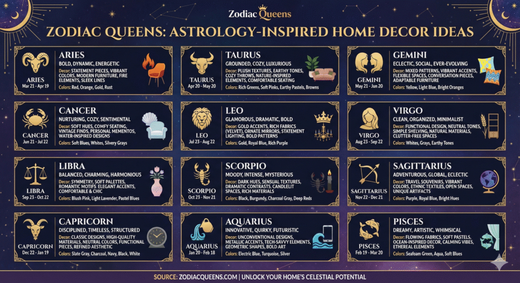 Astrology Home Decor – Zodiac-Inspired Ideas for Every Sign