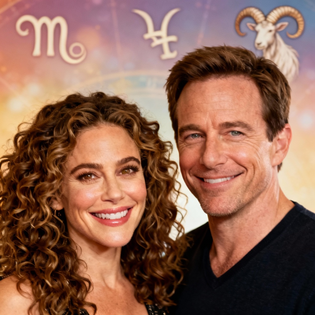 AI Generated Image of  - Sarah Jessica Parker (Aries) and Matthew Broderick (Capricorn)